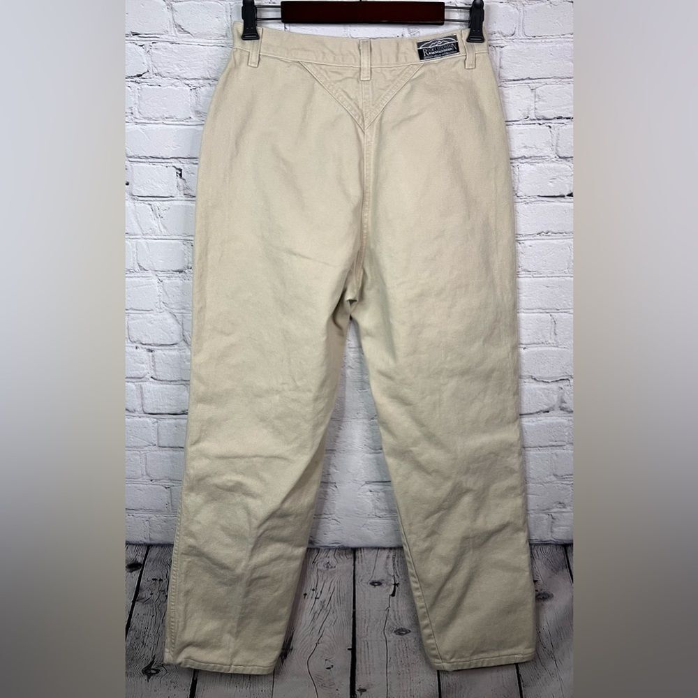 Rockies Vintage Rocky Mountain Bareback Tan Jeans Women 11/12 Western High Rise - Picture 2 of 11